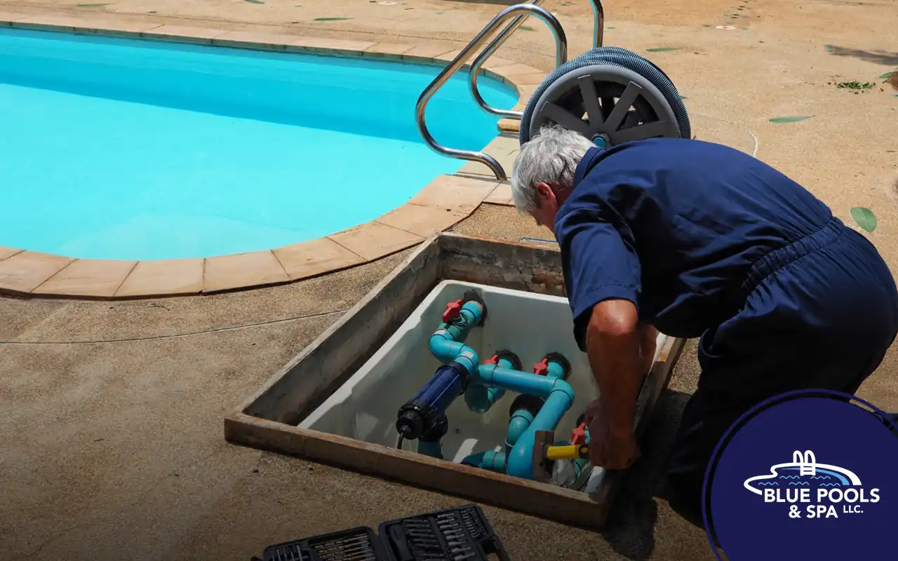 Professional pool maintenance services, essential for pool care